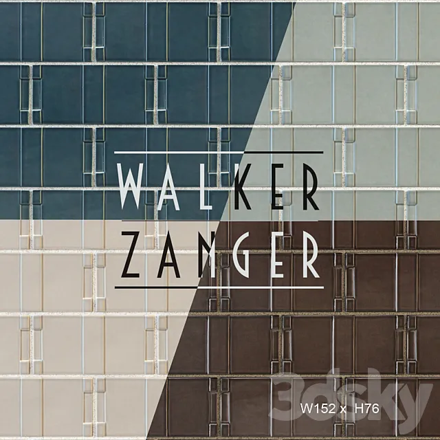 Walker Zanger. ROBERT AM STERN COLLECTION 3DSMax File