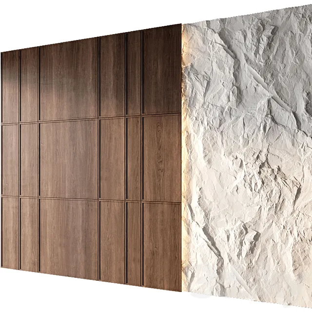 wall 3d panel 11 3ds Max