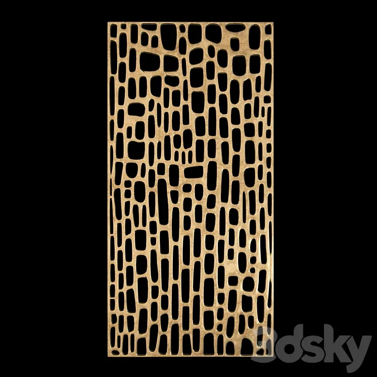 wall 3d panel decorative 3DS Max