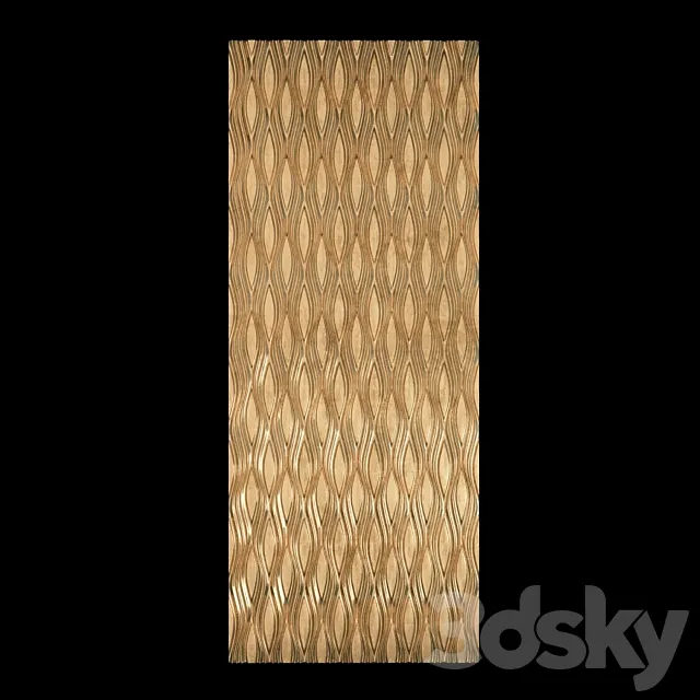 wall 3d panel decorative 3DSMax File