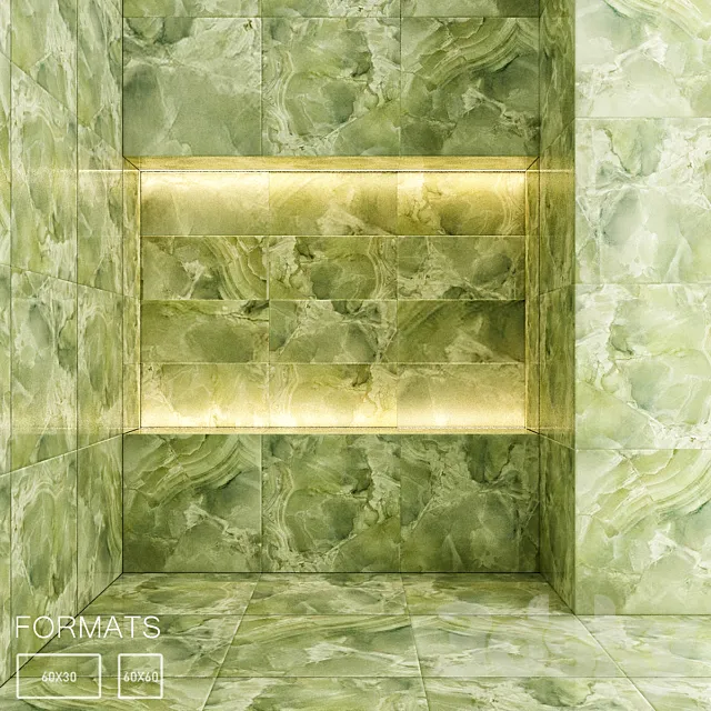 Wall and floor marble tiles No. 50 3ds Max