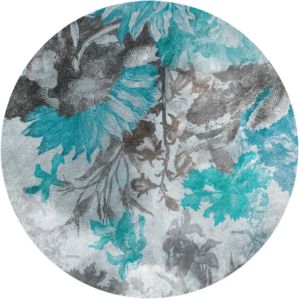 Wall Art – Wallpaper Anemone  round 3ds Max