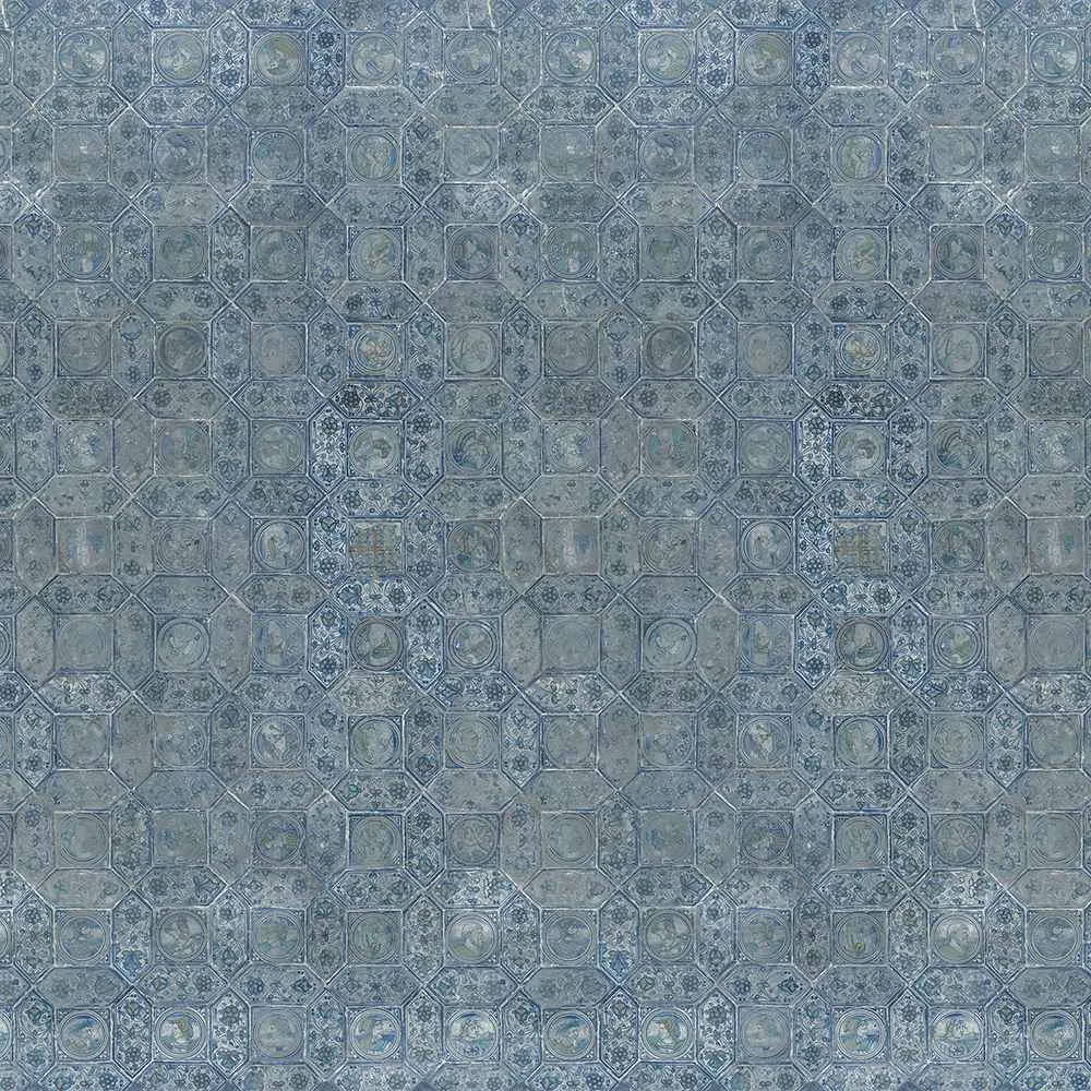 Wall Art – Wallpaper Blue Antique 3ds Max