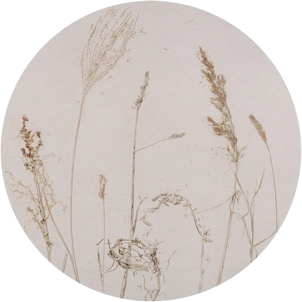 Wall Art – Wallpaper Campo Di Avena round 3ds Max