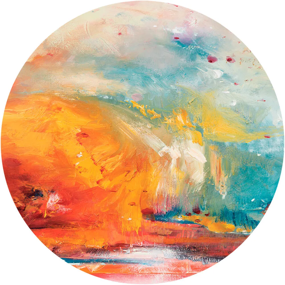 Wall Art – Wallpaper Canaria round 3ds Max