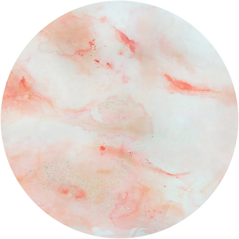 Wall Art – Wallpaper Coral  round 3ds Max