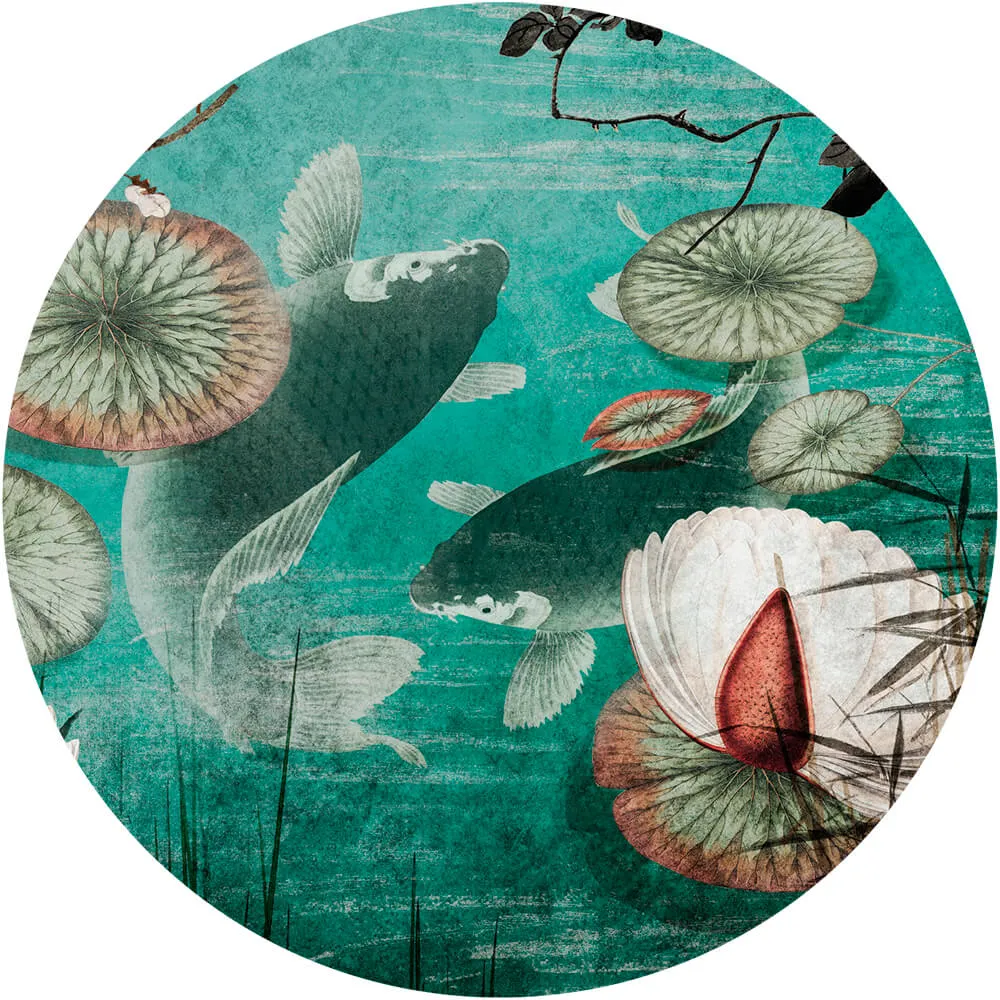 Wall Art – Wallpaper Hanami round 3ds Max