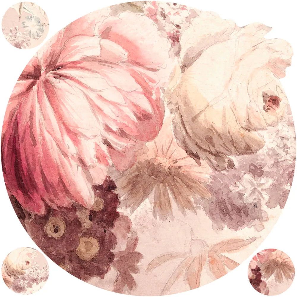 Wall Art – Wallpaper Harmony Earth round 3ds Max