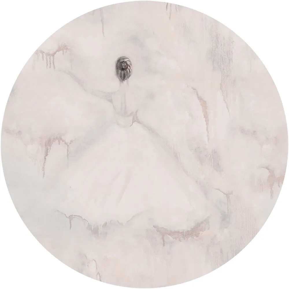 Wall Art – Wallpaper Lady Light round 3ds Max