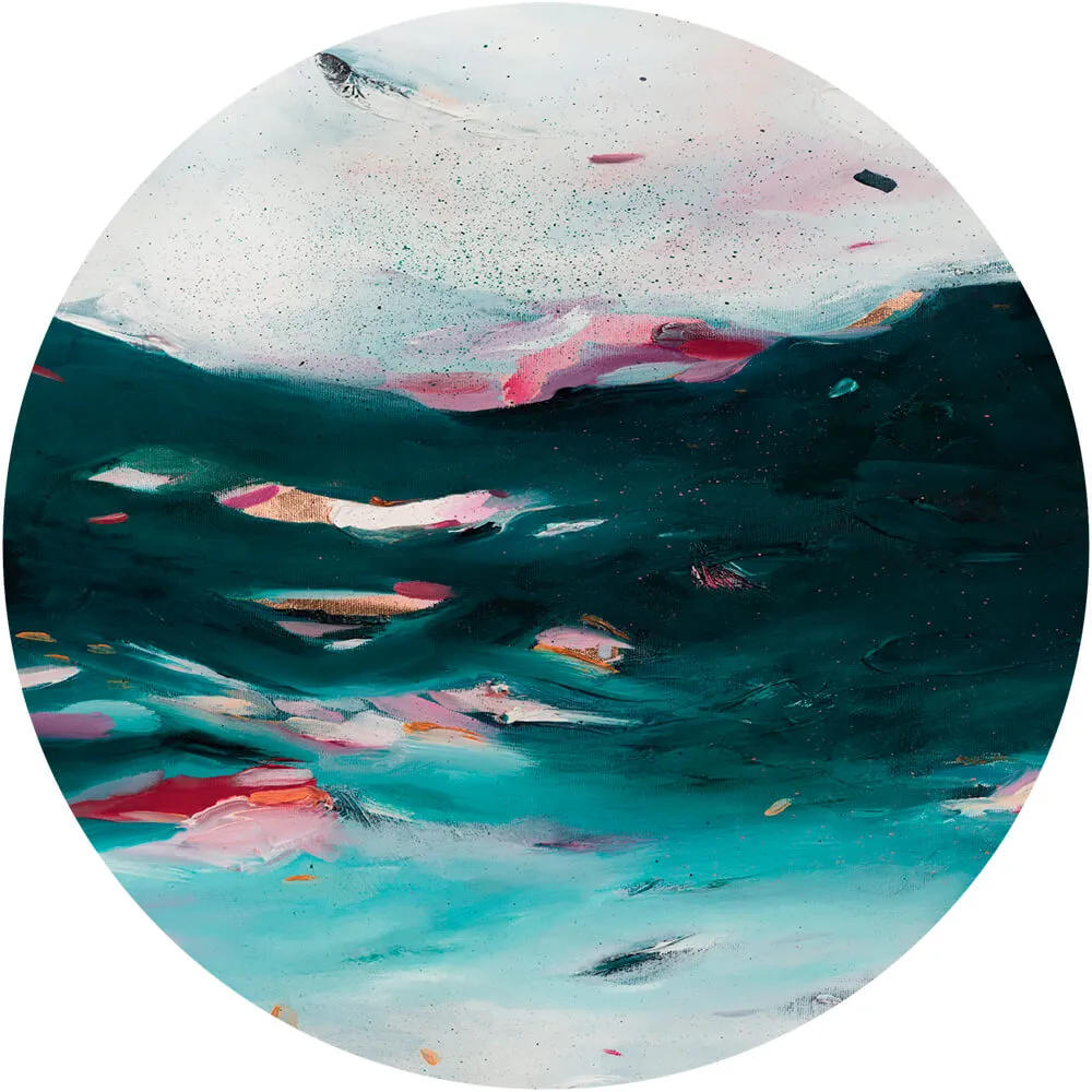 Wall Art – Wallpaper Lanzarote round 3ds Max