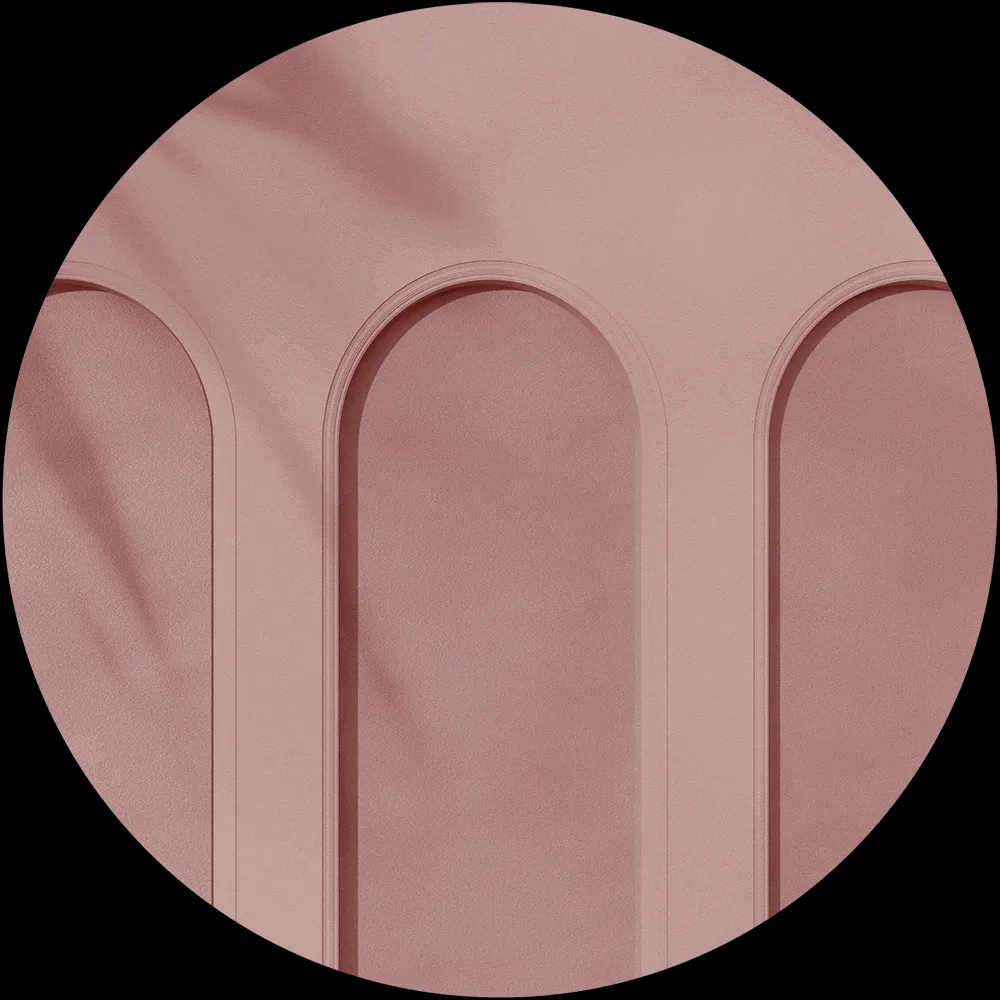 Wall Art – Wallpaper Libra Pink round 3ds Max