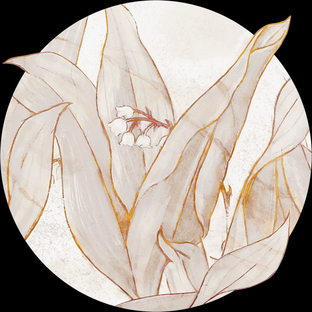 Wall Art – Wallpaper Lirio round 3ds Max