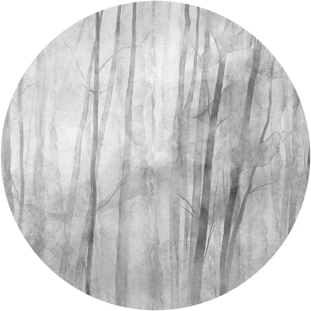 Wall Art – Wallpaper Mori Grey round 3ds Max