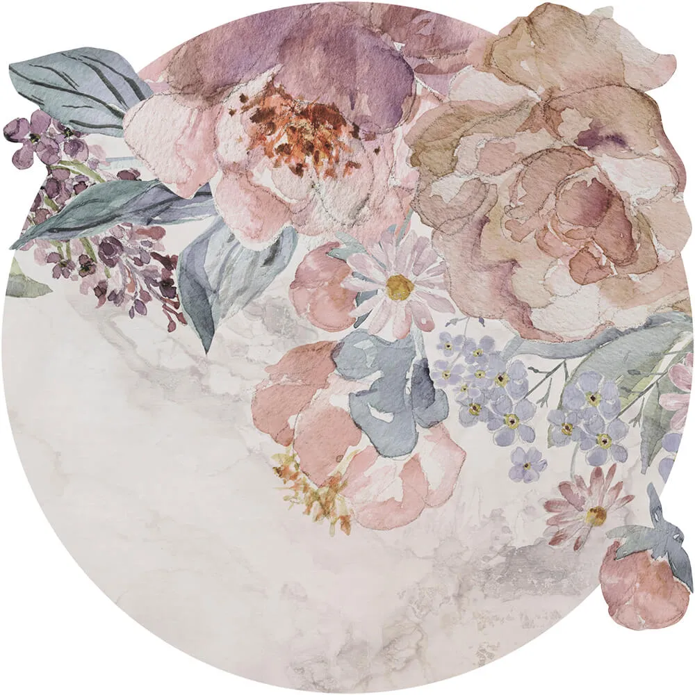 Wall Art – Wallpaper Nettare round 3ds Max