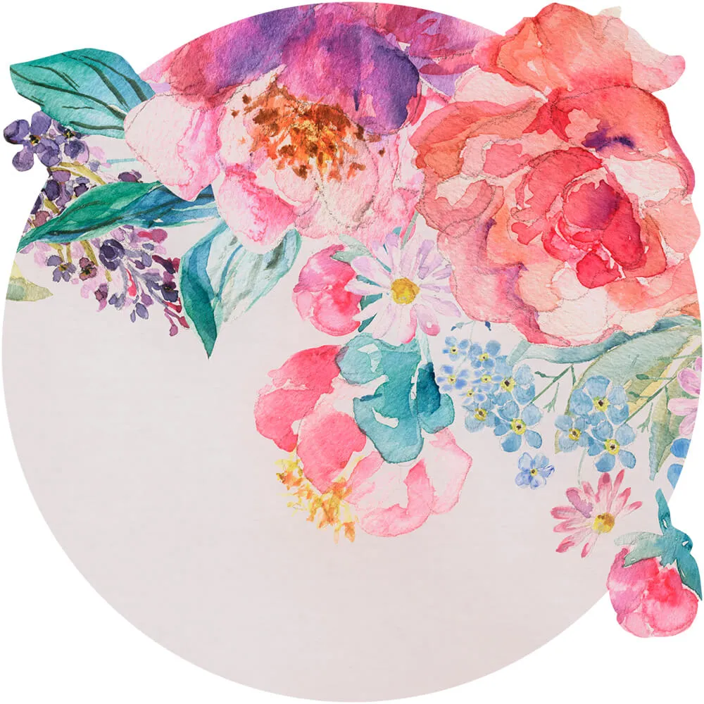 Wall Art – Wallpaper Nettare Vivid round 3ds Max