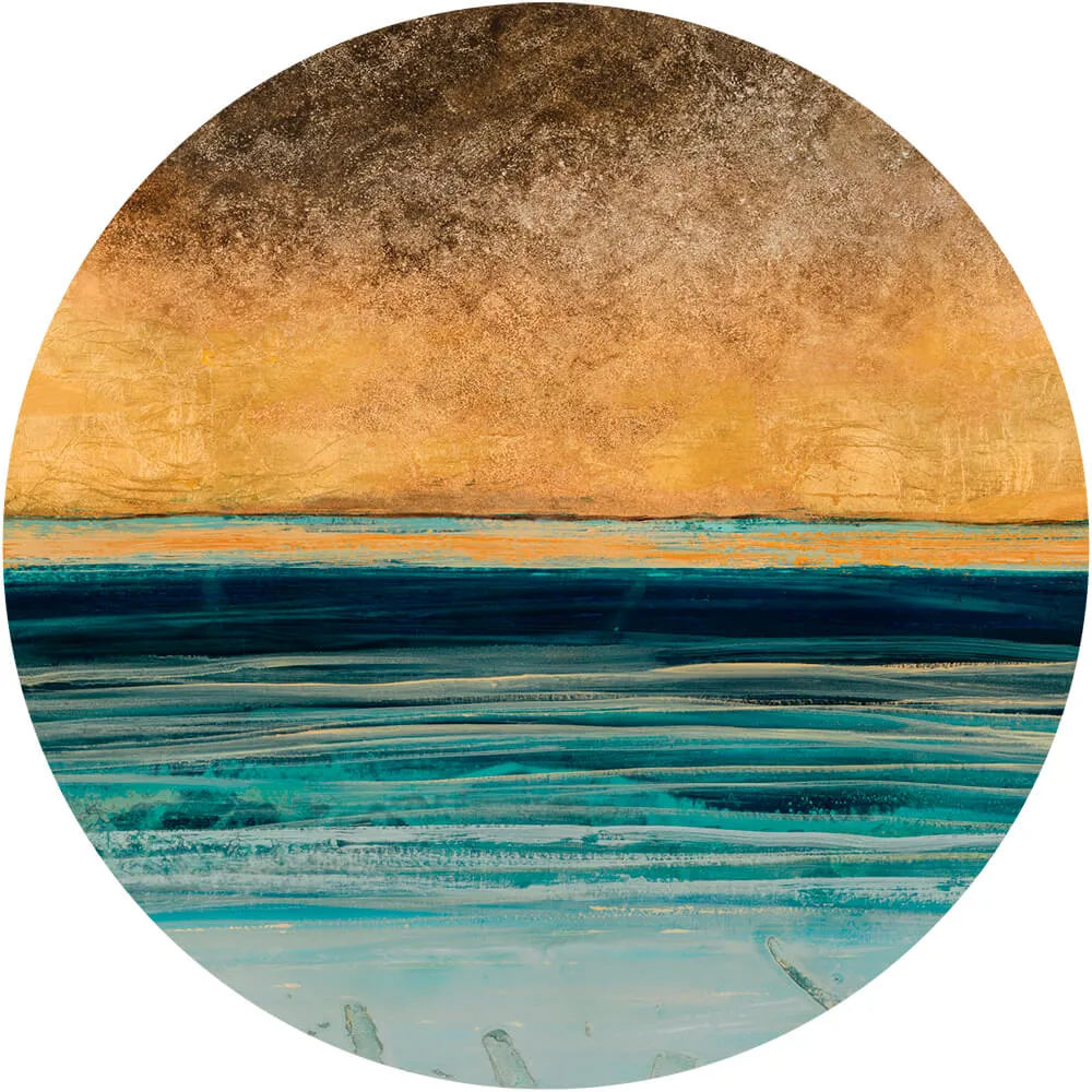 Wall Art – Wallpaper Pecan round 3ds Max