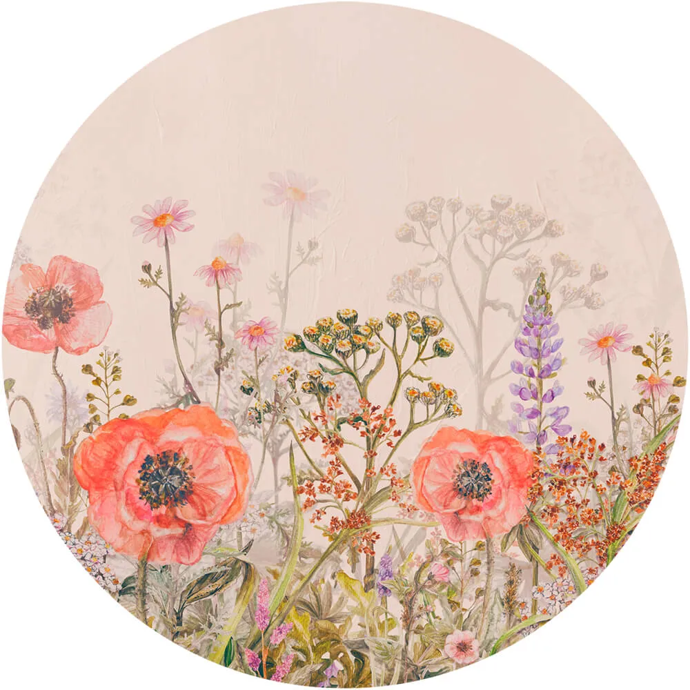 Wall Art – Wallpaper Primavera round 3ds Max