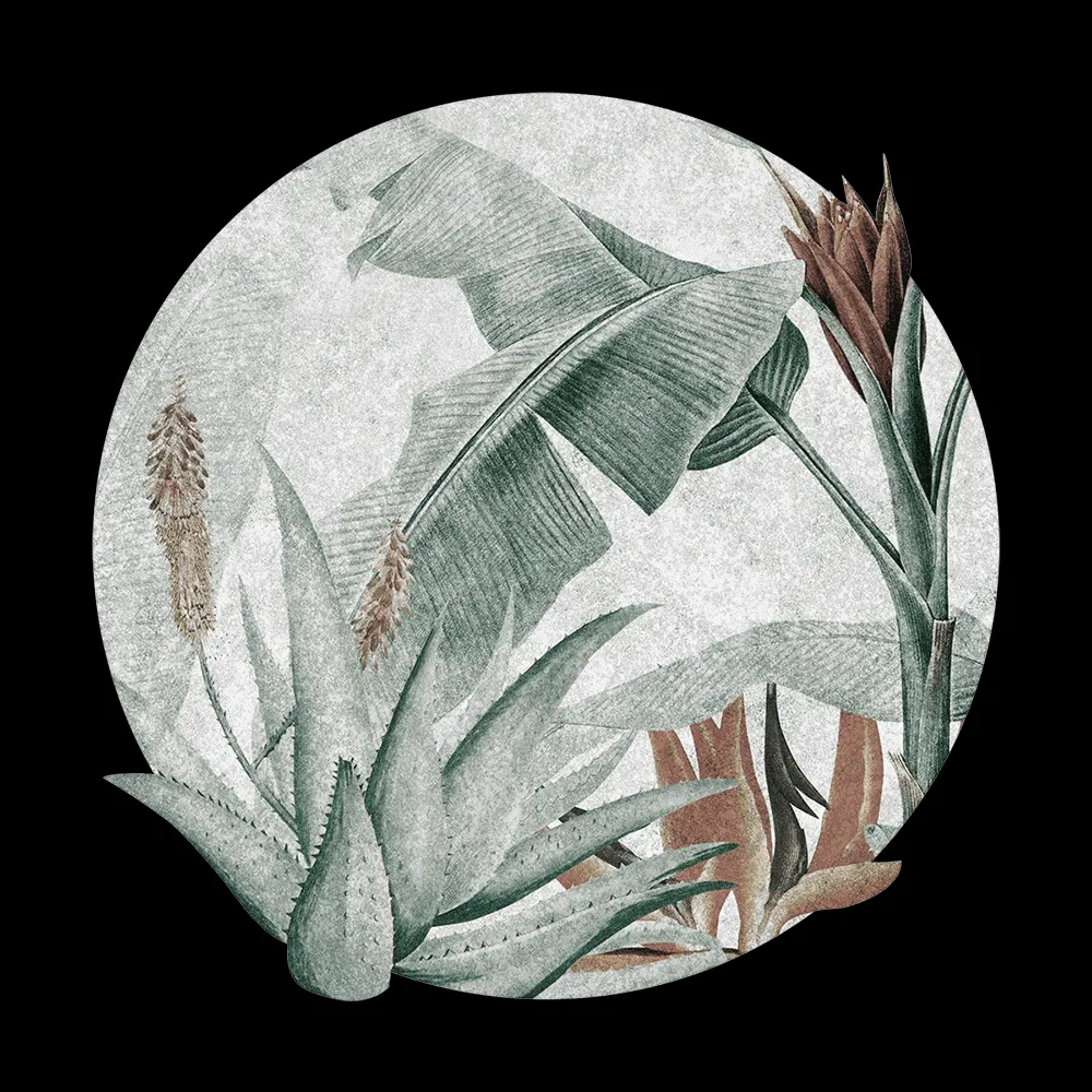 Wall Art – Wallpaper Rainforest round 3ds Max