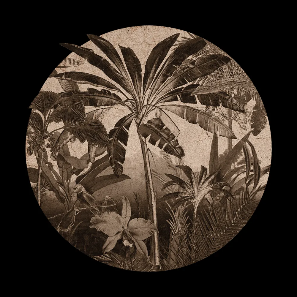 Wall Art – Wallpaper Robinson Rust round 3ds Max