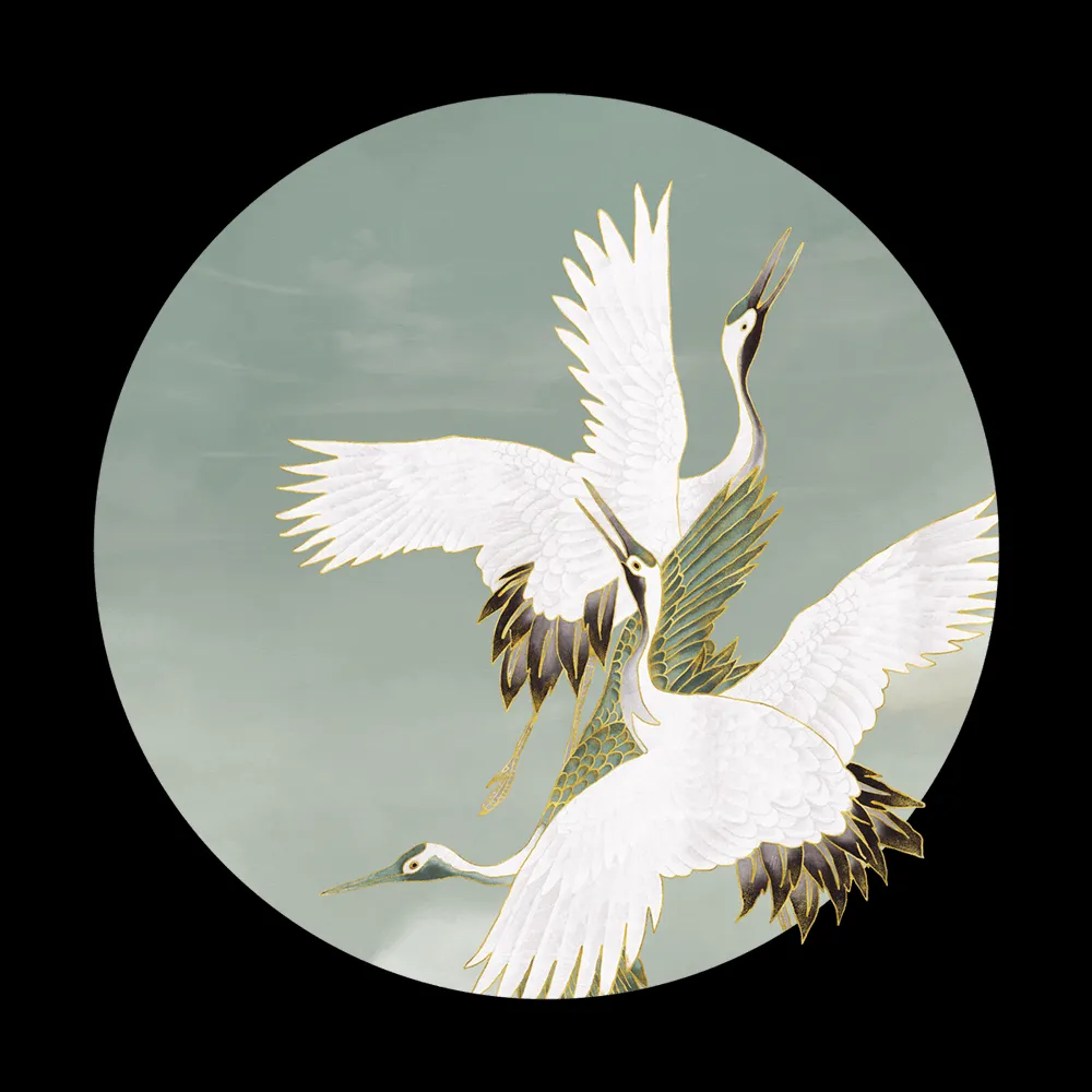 Wall Art – Wallpaper Sage Tsuru round 3ds Max