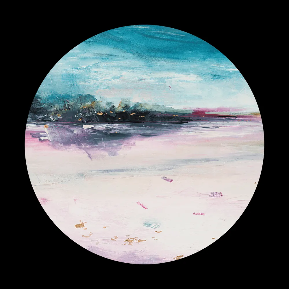 Wall Art – Wallpaper Santa round 3ds Max