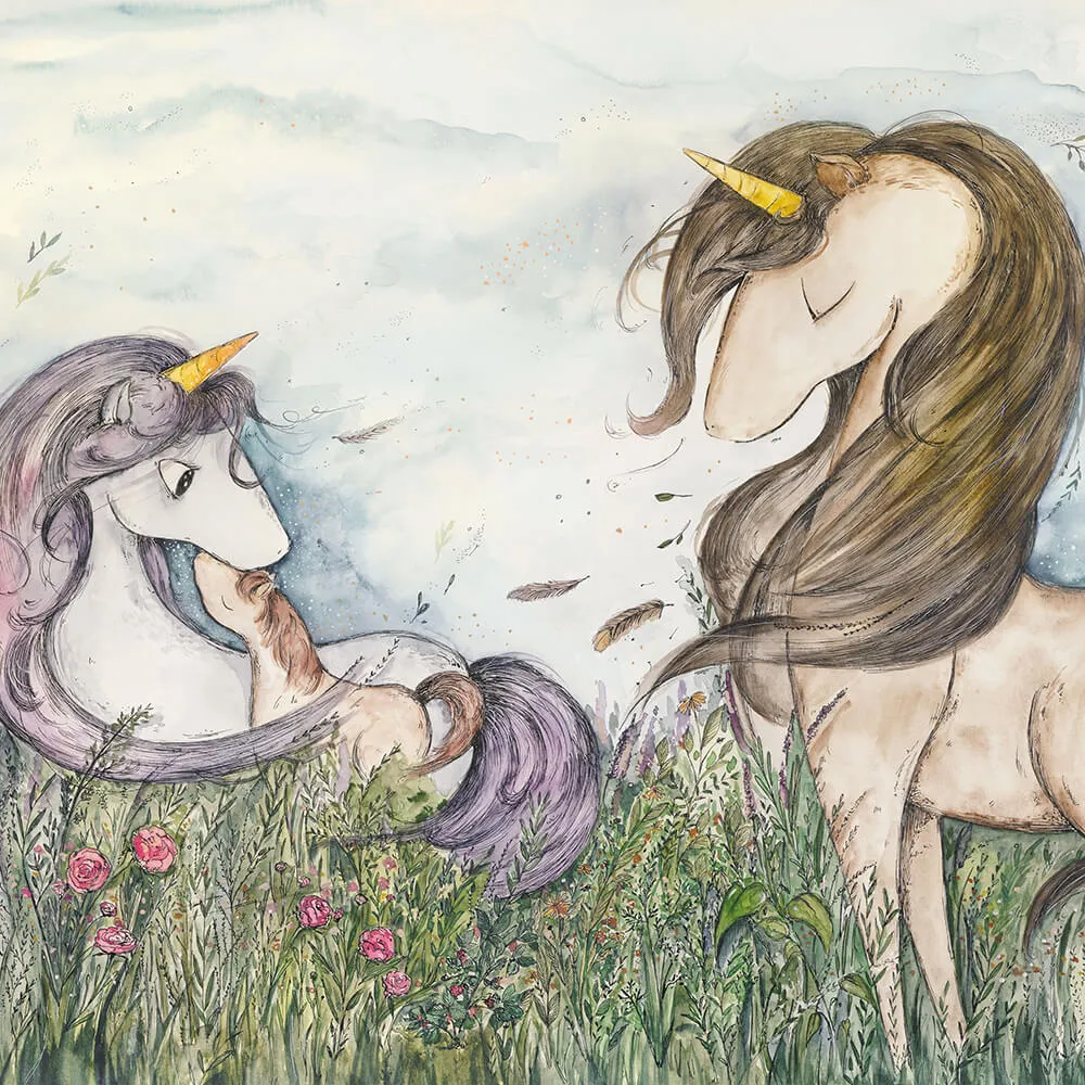 Wall Art – Wallpaper Wild Unicorns 3ds Max