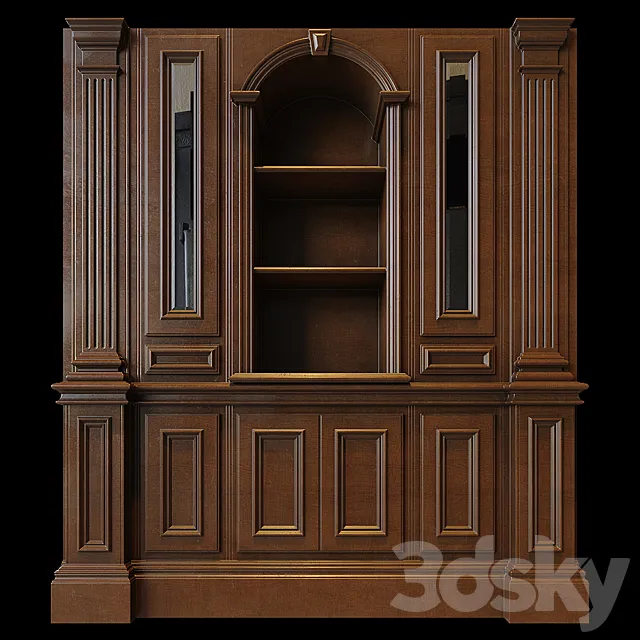 Wall cabinet Clive Christian 3ds Max