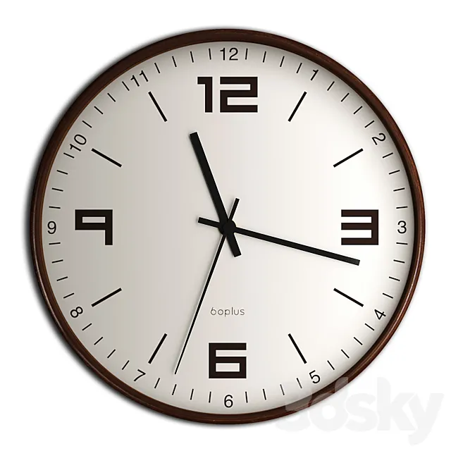 Wall clock 25 3DS Max Model