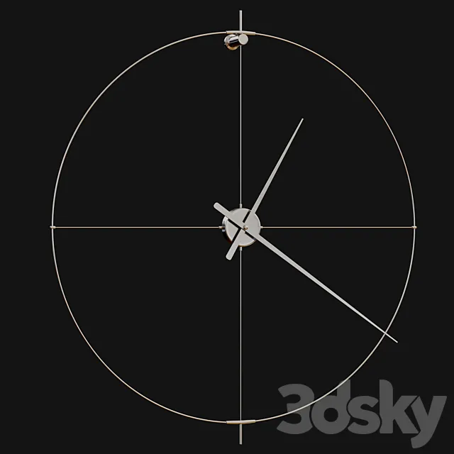 Wall Clock 3DSMax File