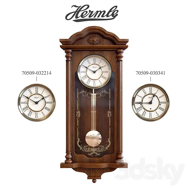 Wall Clock Hermle 3ds Max