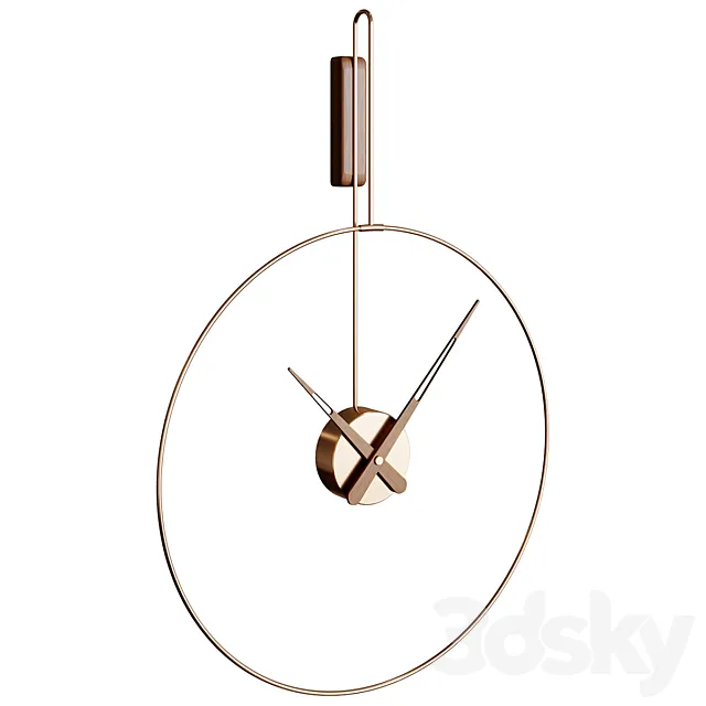 Wall Clock MICRO DARO Clock 3dsMax Model