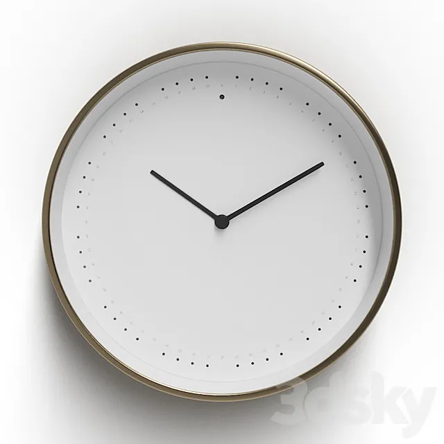 Wall clock PANORERA 3DS Max Model