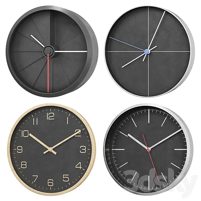 Wall clock (v1) 3DS Max Model