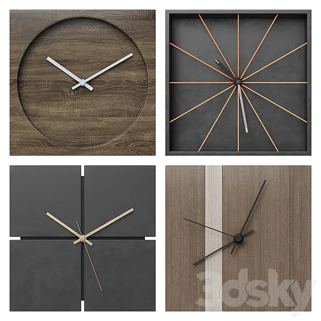 Wall clock (v2) 3ds Max