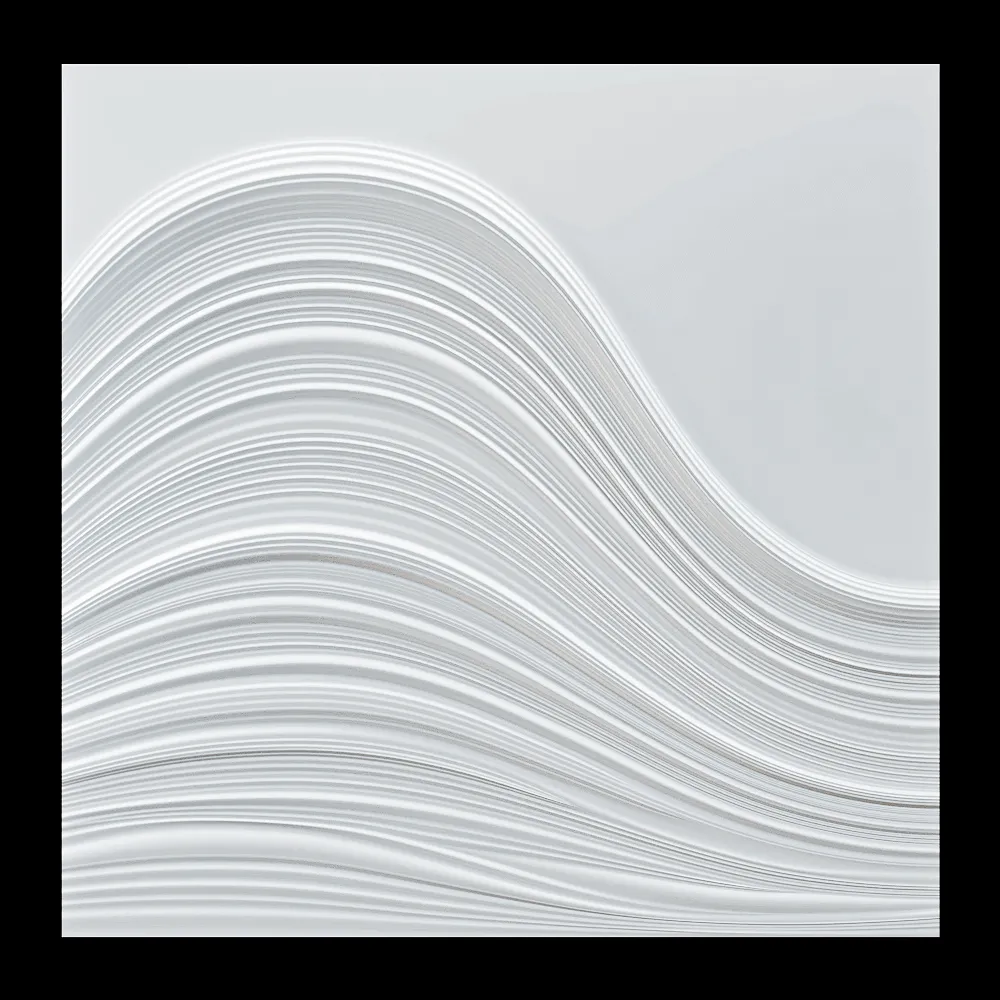 Wall deco – BIG WAVE B-19 3ds Max