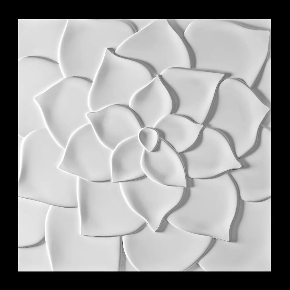 Wall deco – FLORA B-03 3ds Max