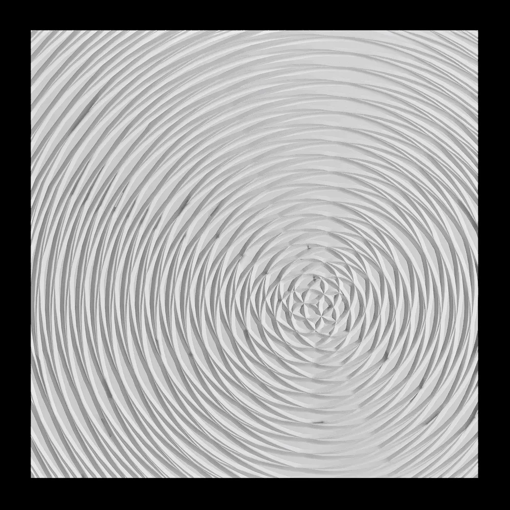 Wall deco – KAIZEN B-36 3ds Max