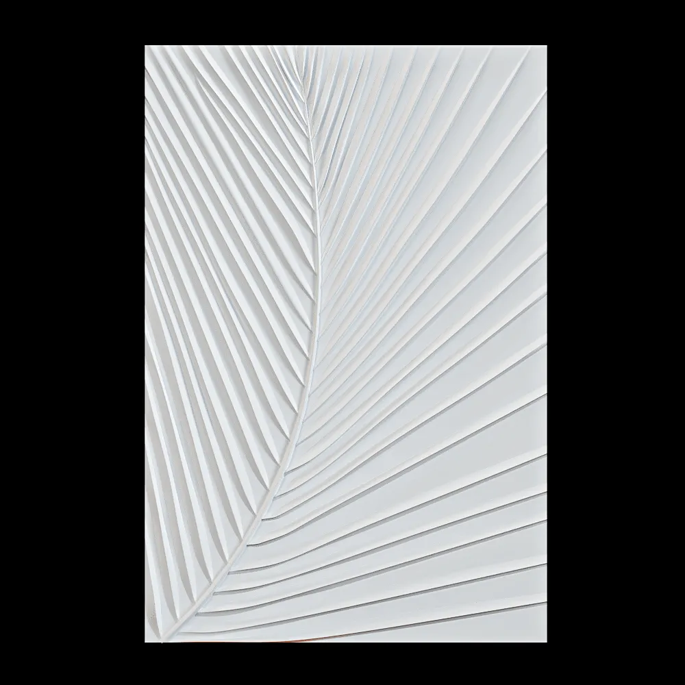 Wall deco – LEAF B-02 3ds Max