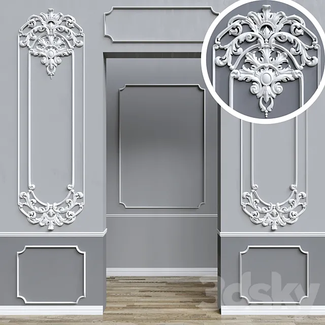 Wall decor 3DS Max Model