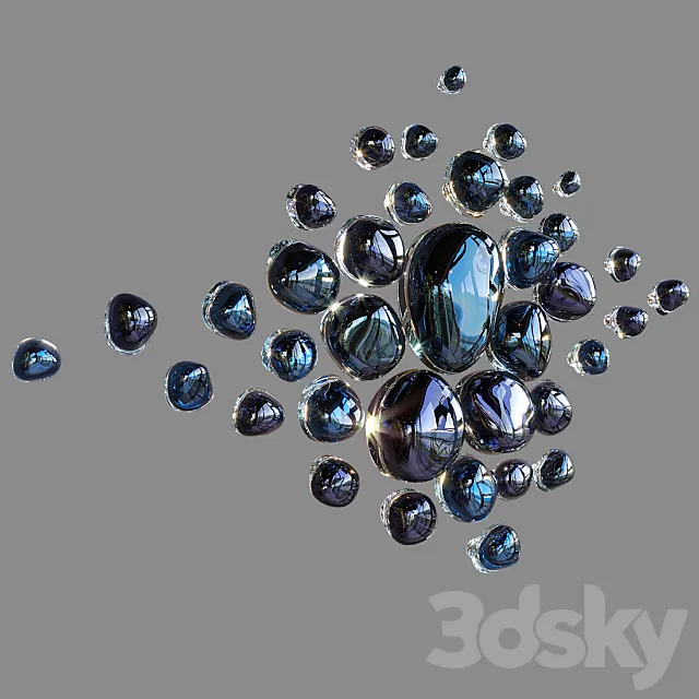 Wall decor lamp “Vargov Design” 3ds Max