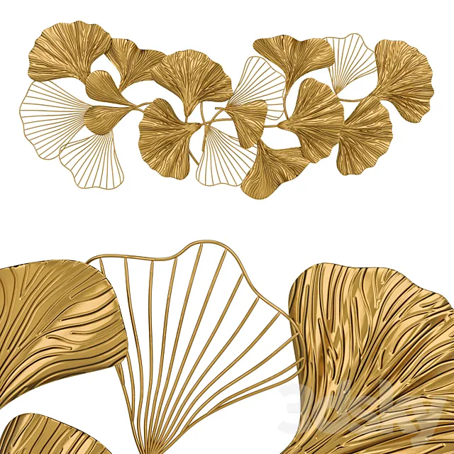 Wall Decor Metal 01 3ds Max