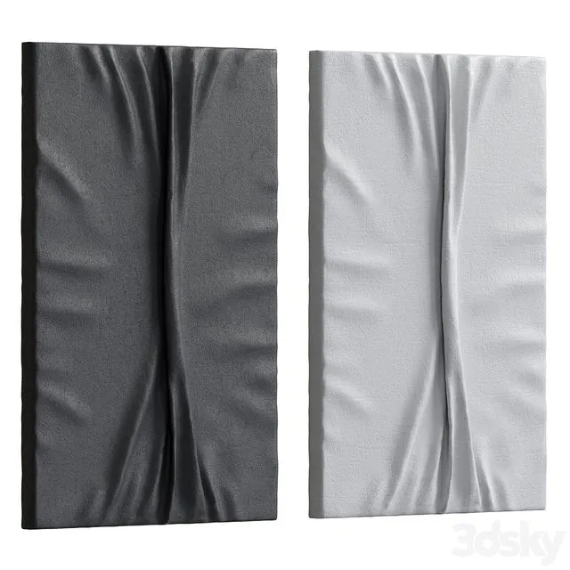 Wall decor with 2 materials 3dsMax Model