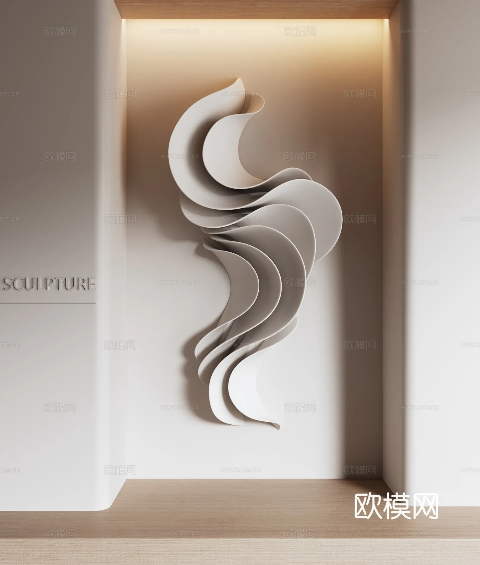 Wall Decoration 3D Models – Decor Sets – 023 – VRAY Render