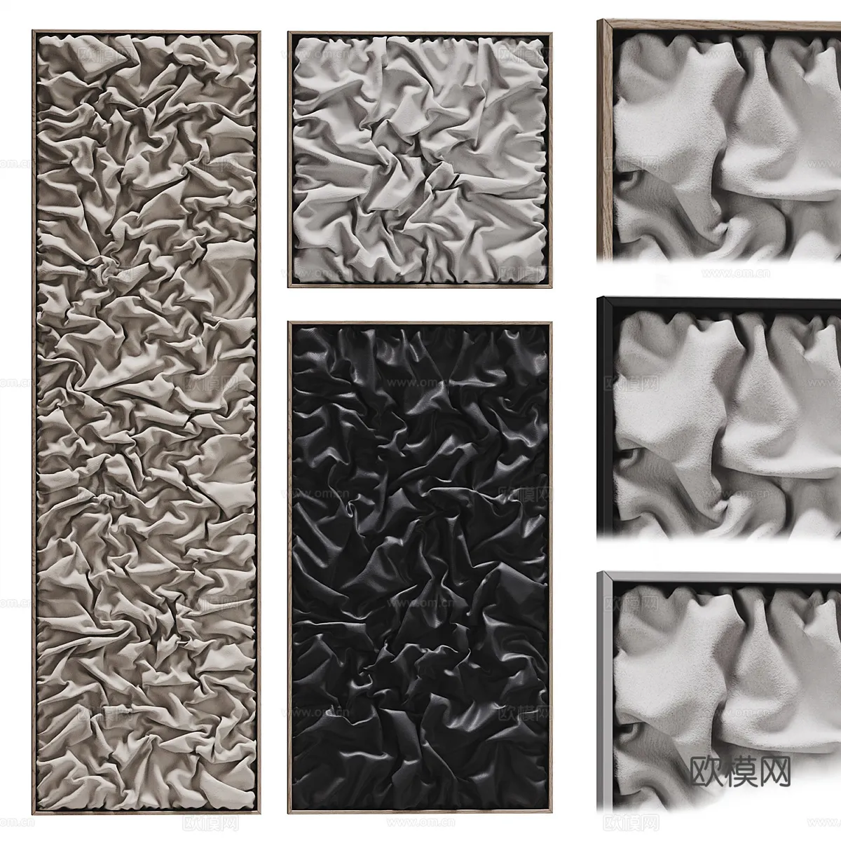 Wall Decoration 3D Models – Decor Sets – 028 – CORONA Render