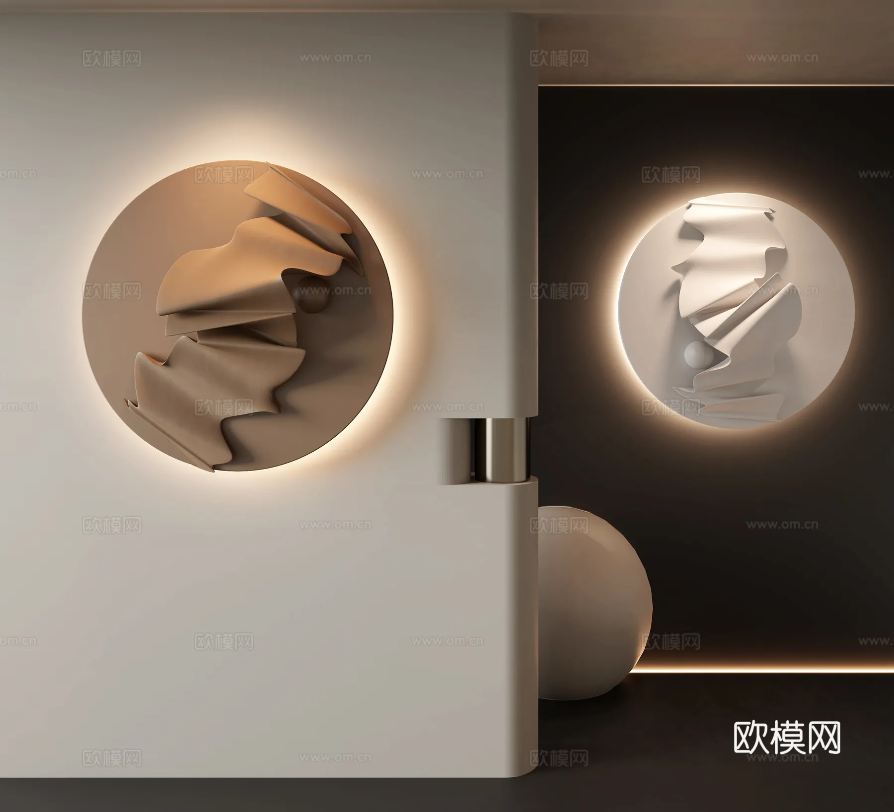 Wall Decoration 3D Models – Decor Sets – 044 – VRAY Render