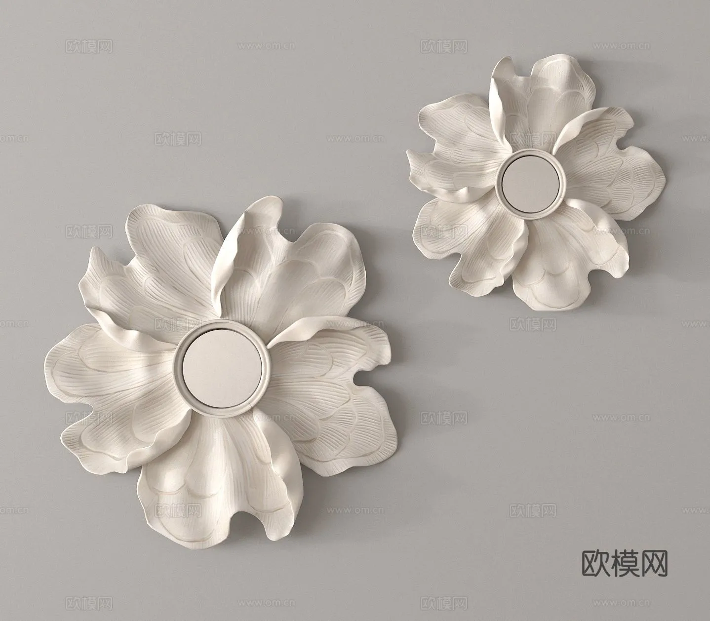 Wall Decoration 3D Models – Decor Sets – 051 – VRAY Render