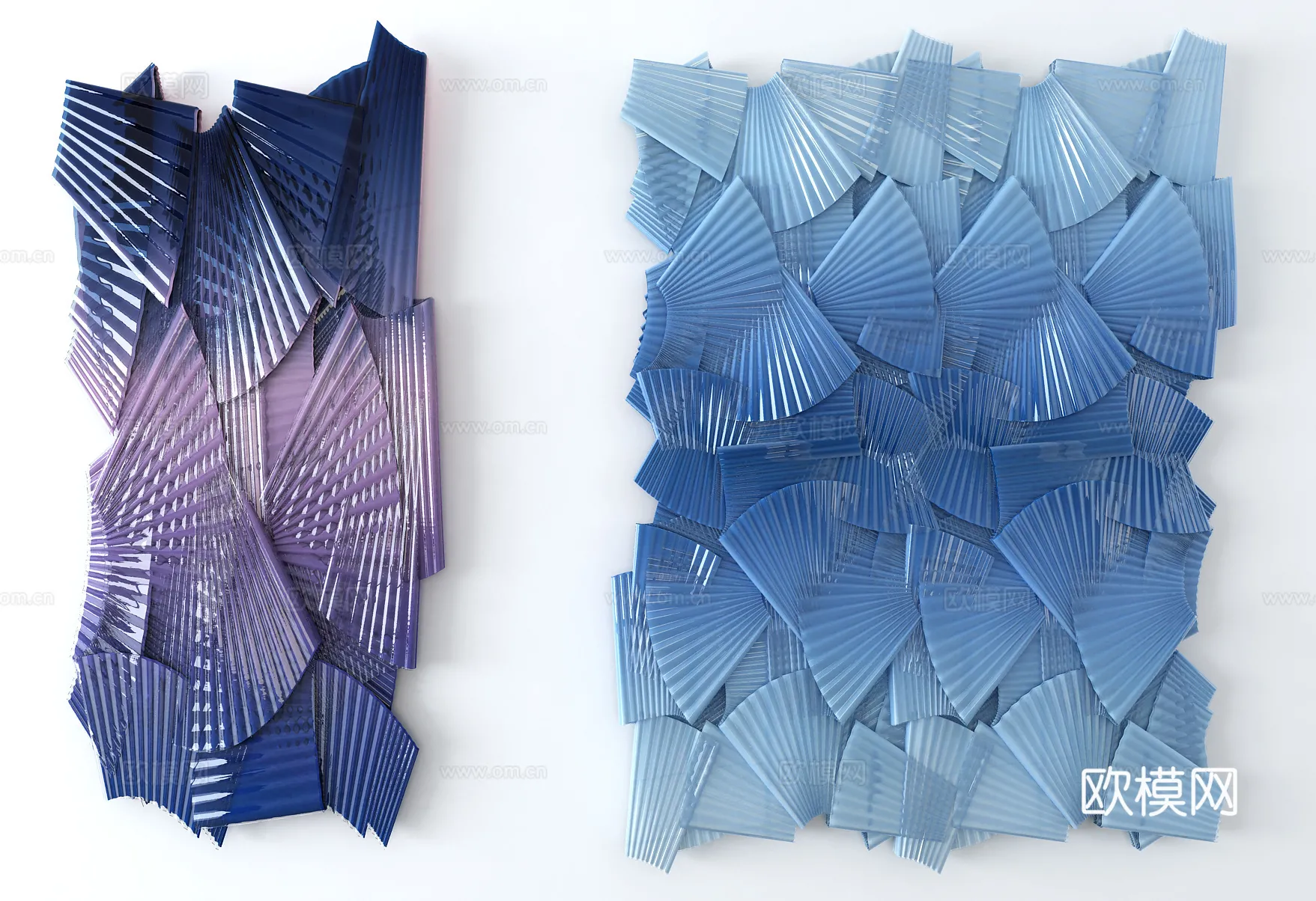 Wall Decoration 3D Models – Decor Sets – 054 – VRAY Render