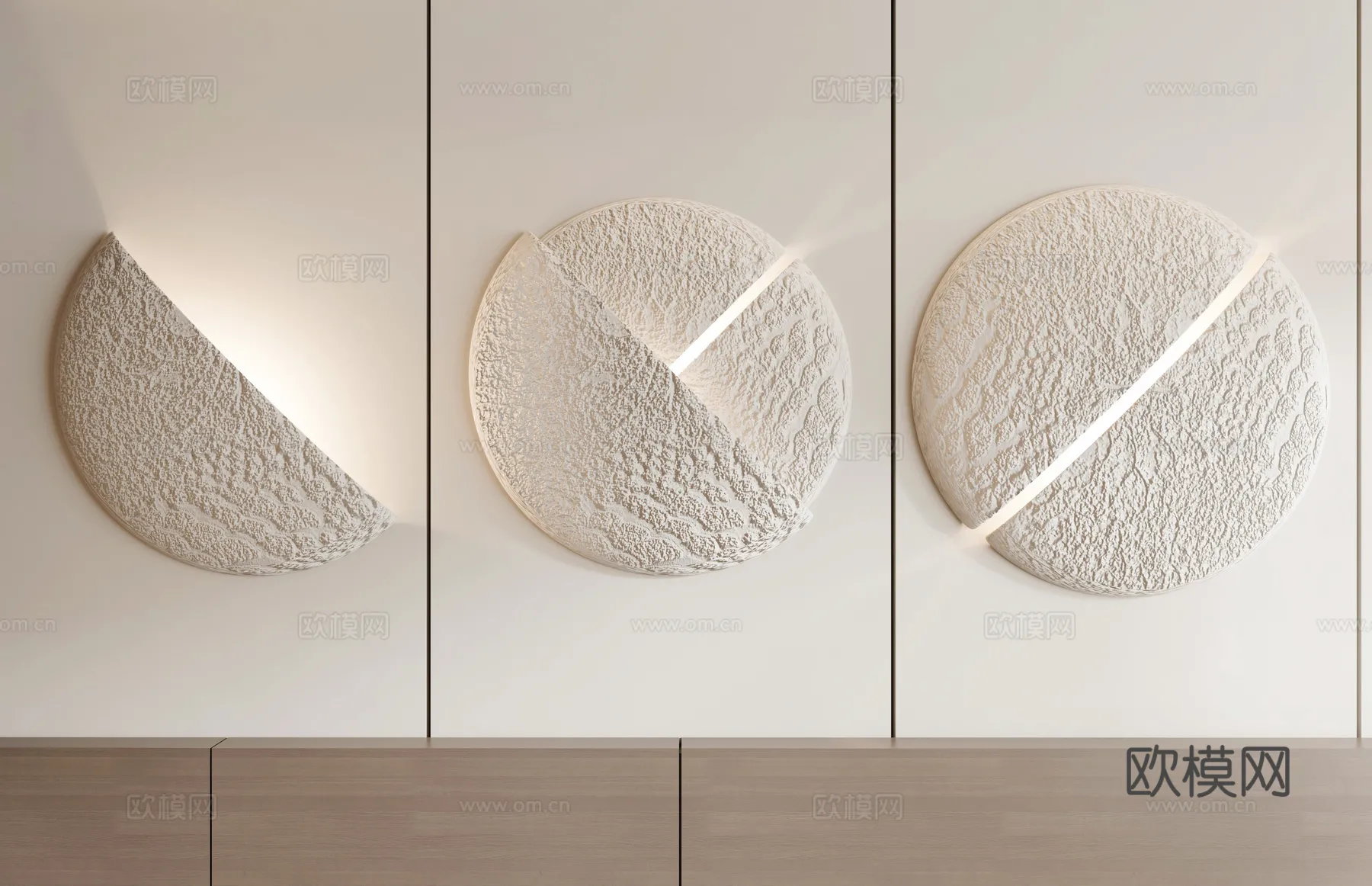 Wall Decoration 3D Models – Decor Sets – 060 – VRAY Render