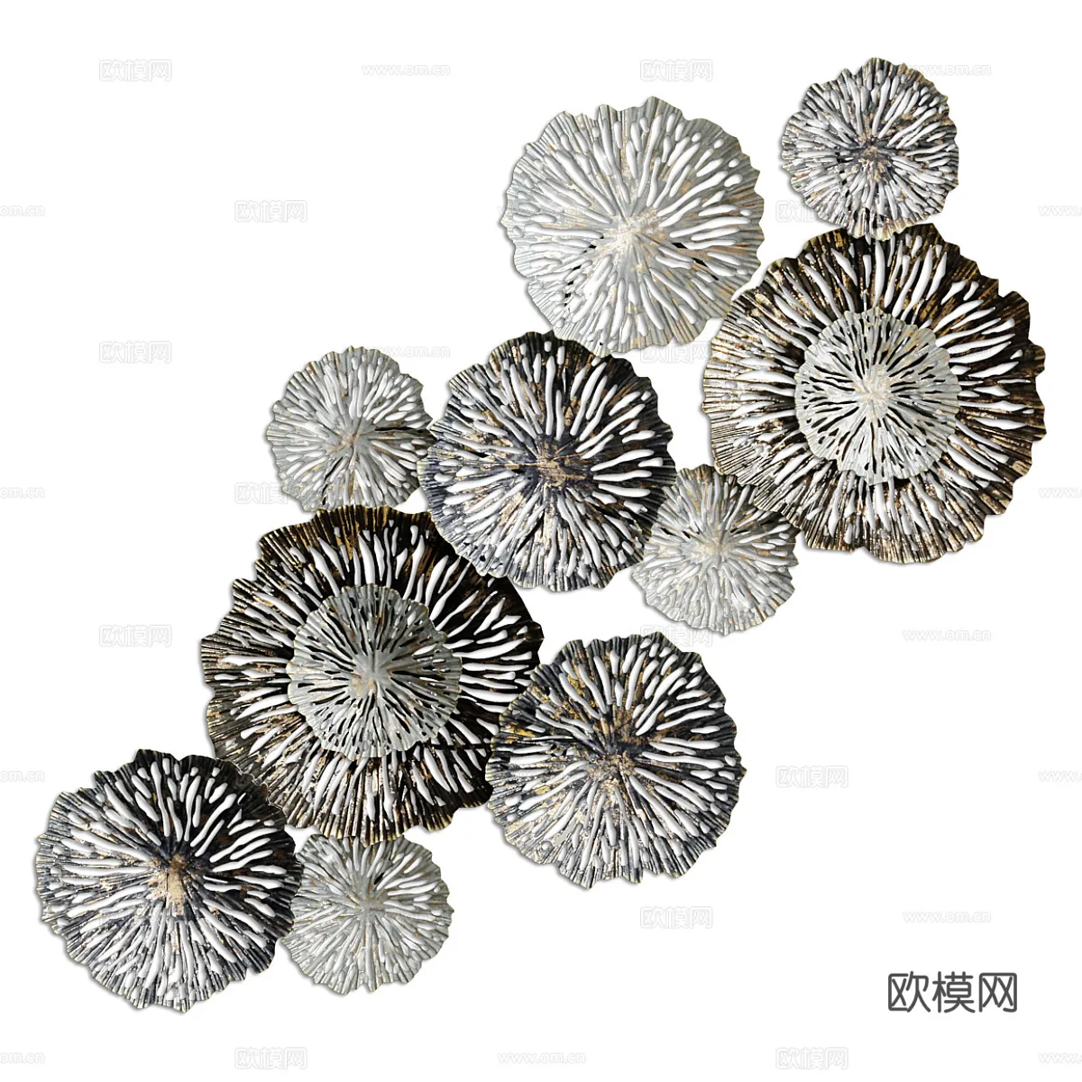 Wall Decoration 3D Models – Decor Sets – 067 – VRAY Render