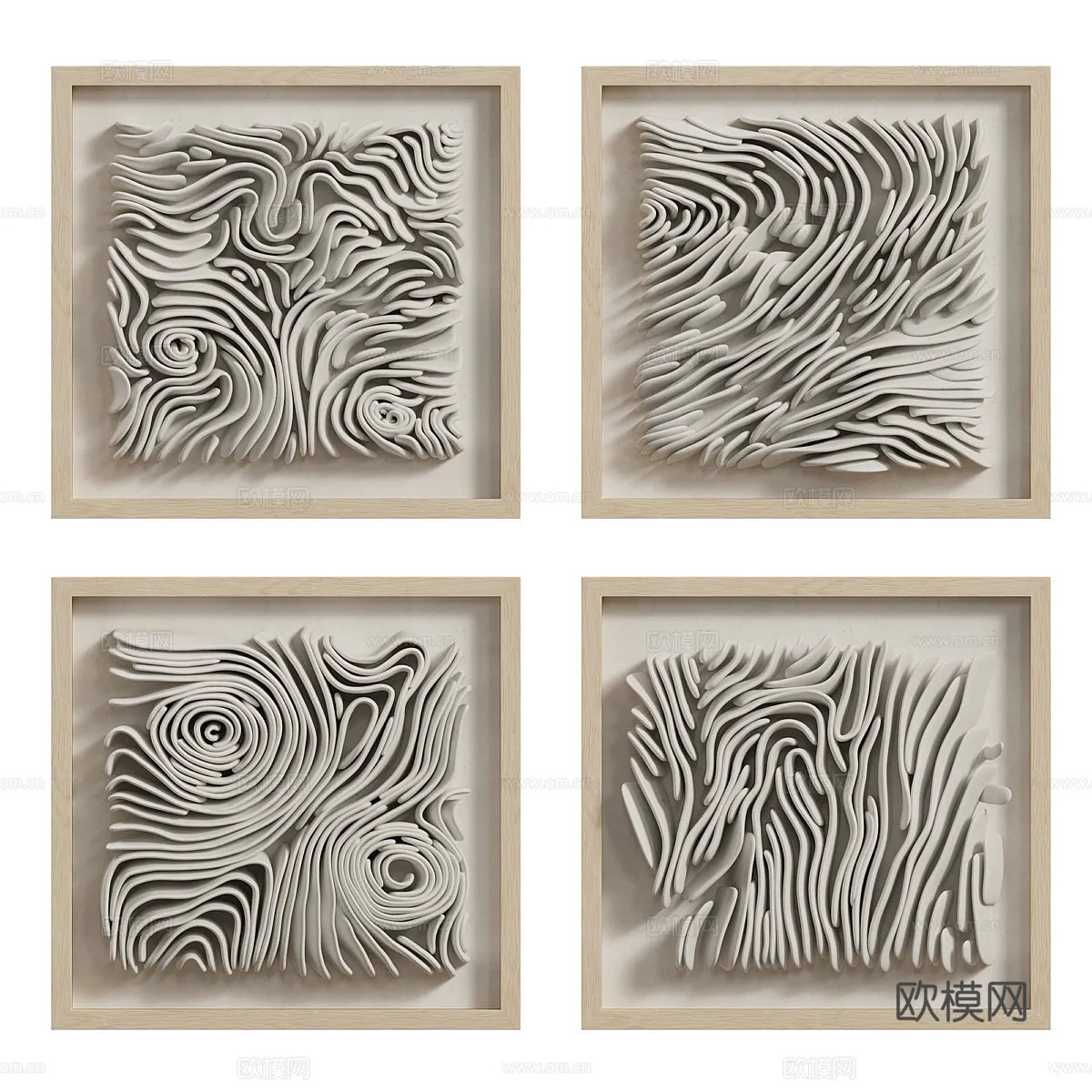 Wall Decoration 3D Models – Decor Sets – 102 – CORONA Render